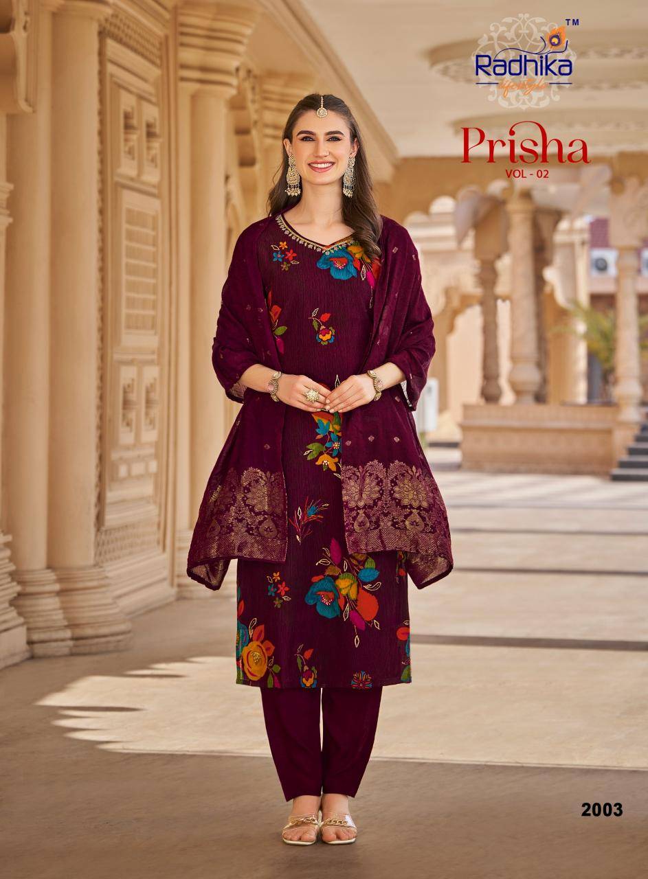 Radhika lifestyle prisha vol 2 Indian kurti wholesalers in bangalore